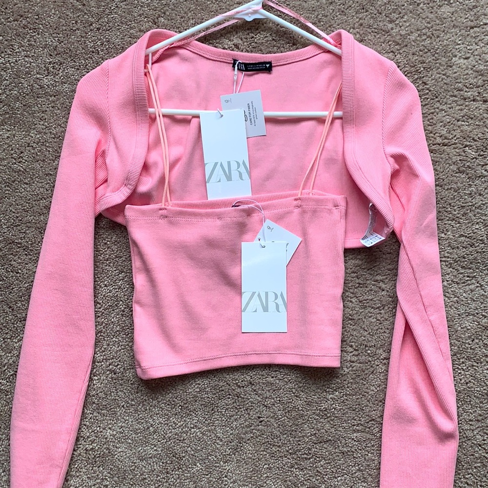 Zara jacket and tank set!!!!!!! 💖💖